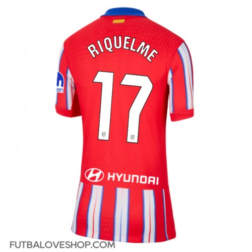 Dres Atletico Madrid Rodrigo Riquelme #17 Domáci pre Ženy 2024-25 Krátky Rukáv